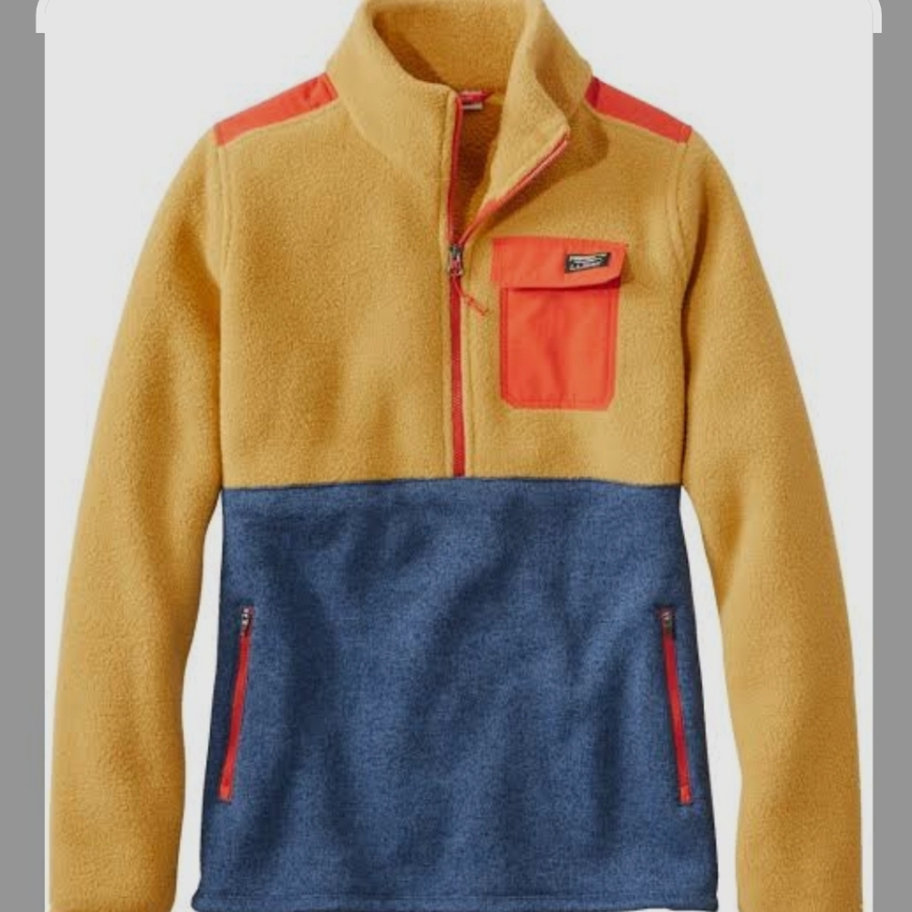 LL Bean Half Zip Large